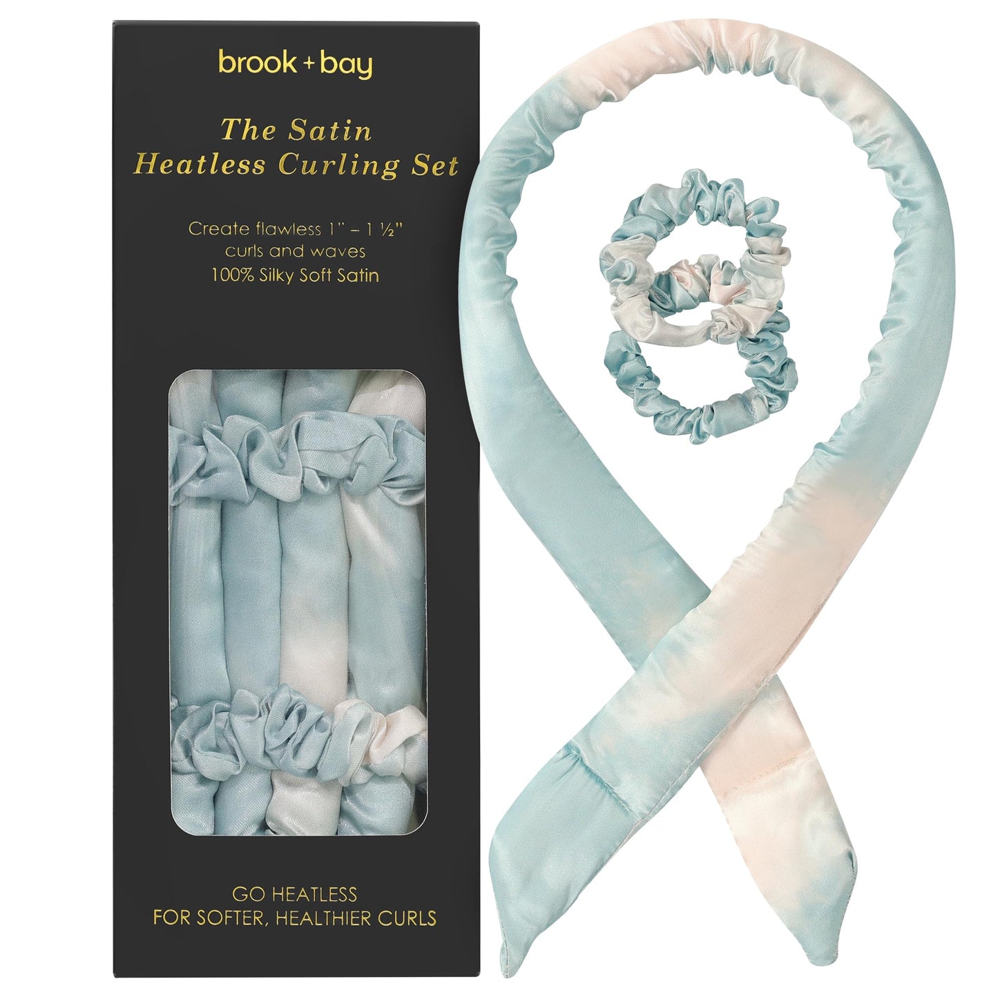 NayaPure™ Heatless Curling Set — Overnight Curls, No Heat