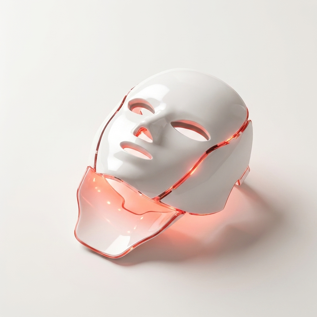 NayaPure LED Mask glow detail