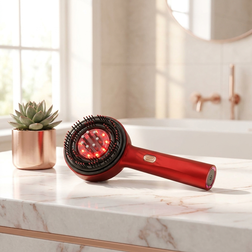 NayaPure Scalp Massage Brush lifestyle