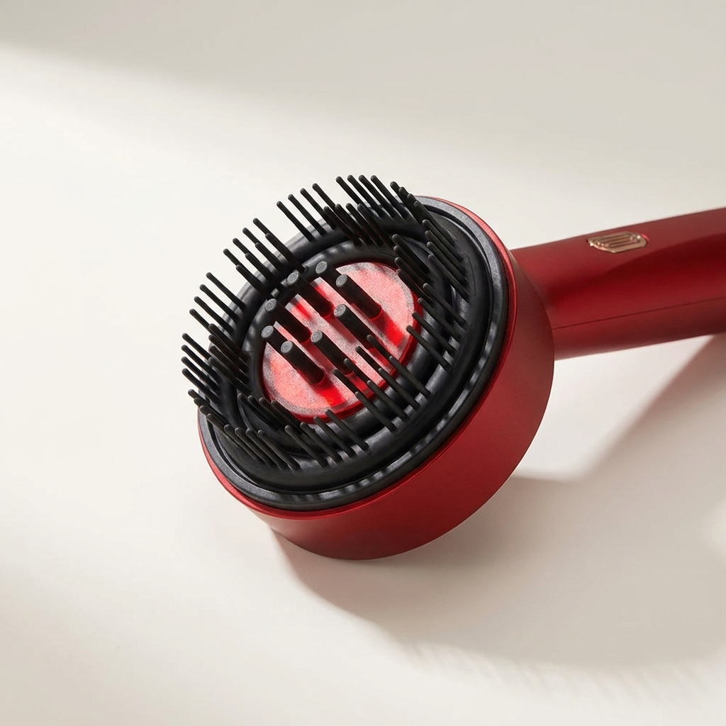 NayaPure Scalp Massage Brush nodes detail