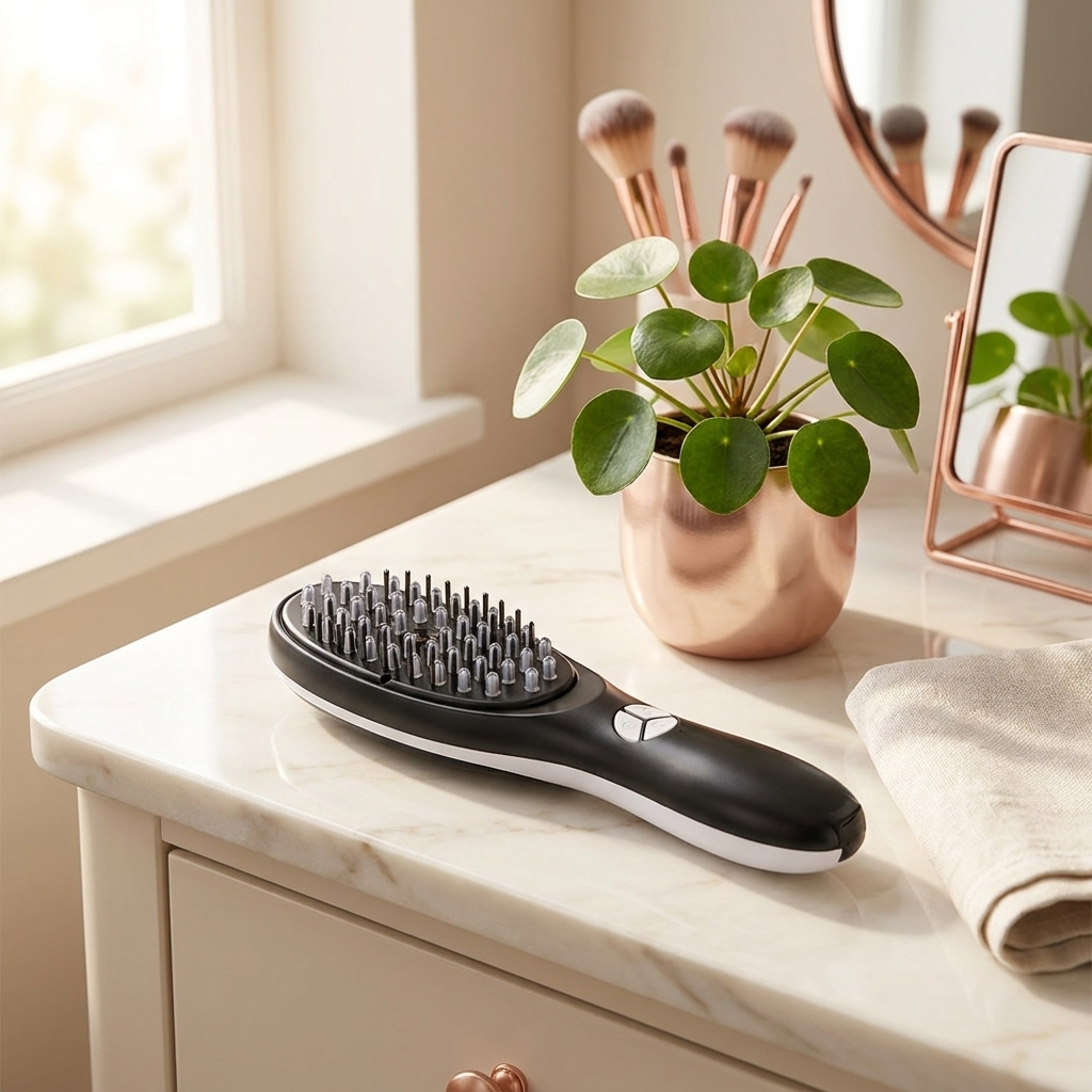 NayaPure Laser Hair Growth Comb lifestyle