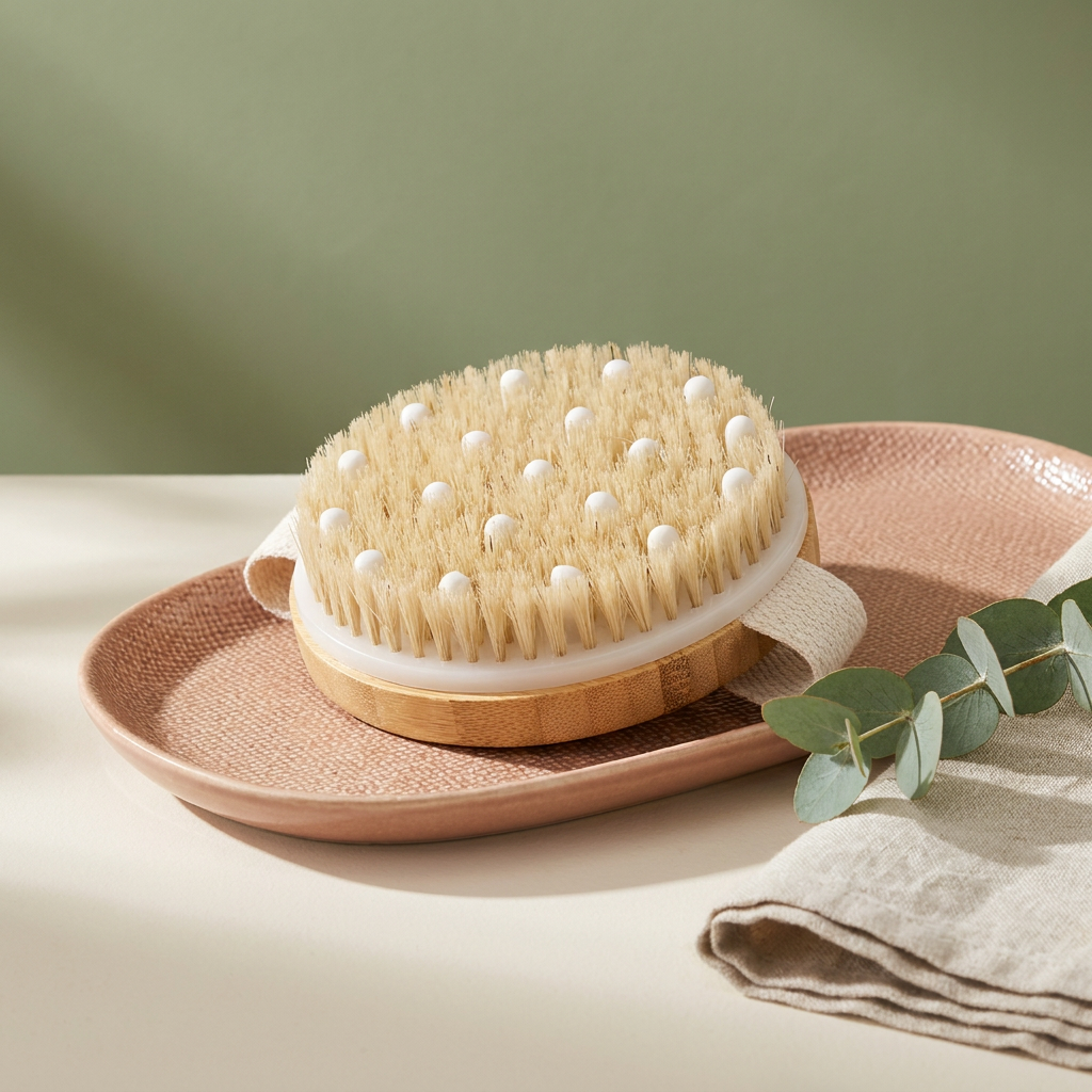 NayaPure Lymphatic Dry Brush - branded hero